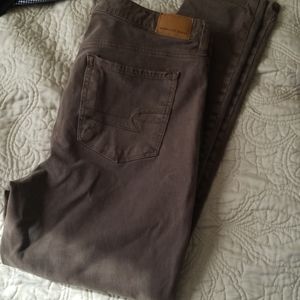 American Eagle Army Green Jeans